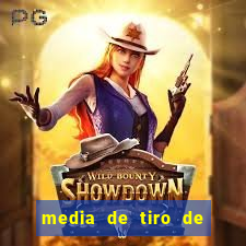 media de tiro de meta por jogo